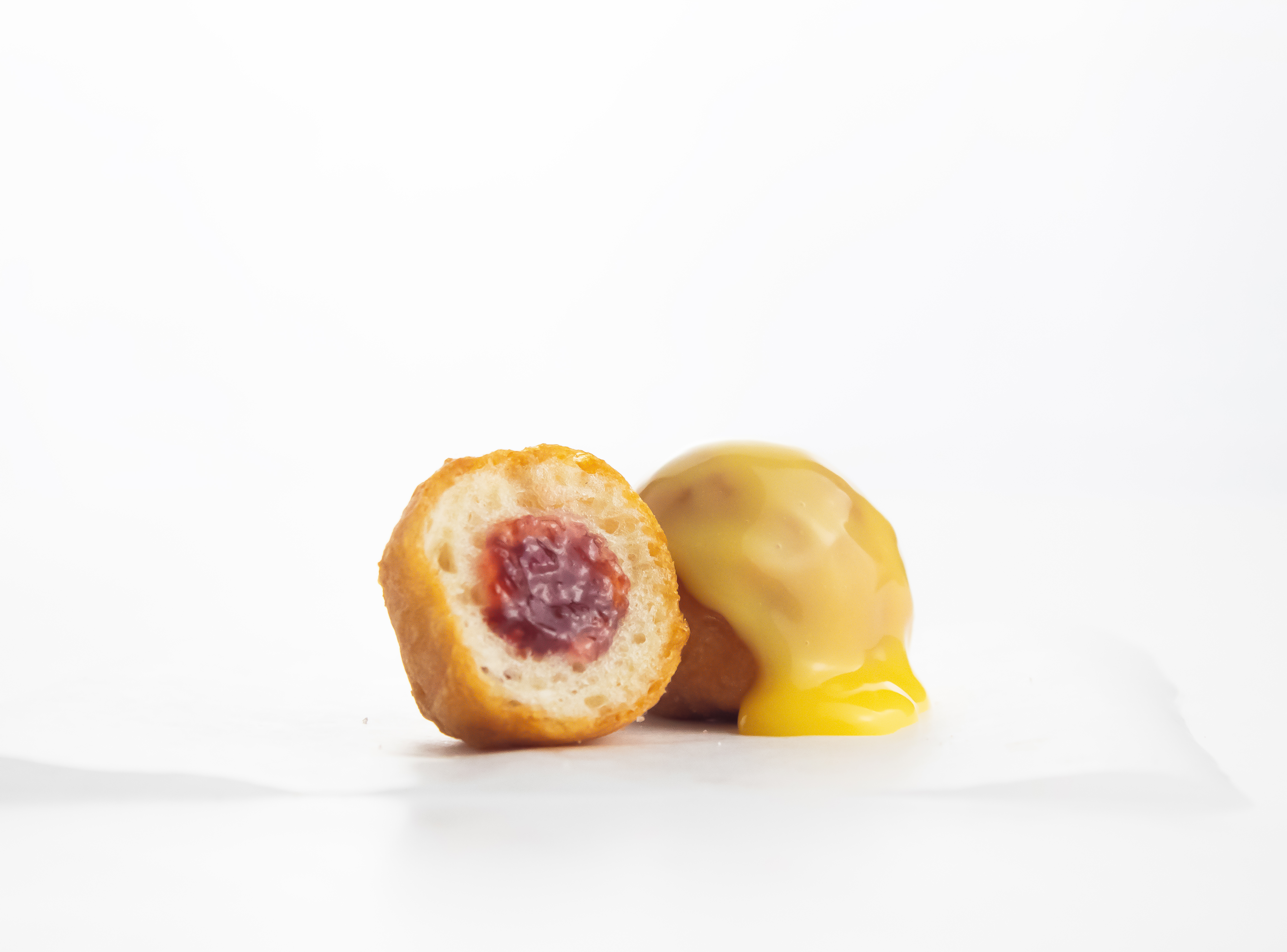 Jelly & Custard Filled Puff